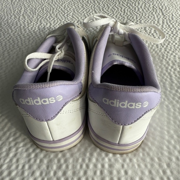 Adidas Neo Label Ortholite Comfort Foam White Purple Shoes Women's Size 8.5 - Picture 4 of 11